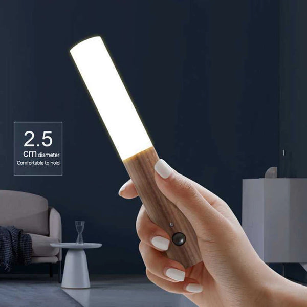 Stylish Rechargeable Wooden Night Light